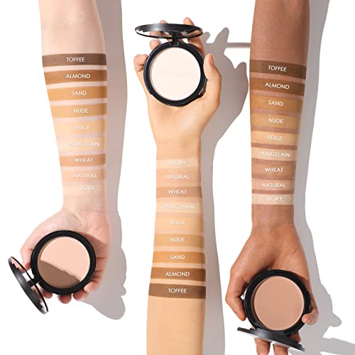 FOCALLURE Flawless Pressed Powder, Control Shine & Smooth Complexion, Pressed...