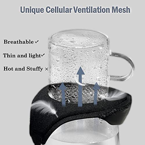 Sleep Mask for Women Men, Focuswell Weighted Eye Mask 3D Blindfold Blackout S...