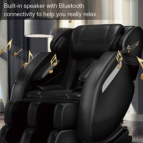 FOELRO Full Body Massage Chair,Zero Gravity Shiatsu Recliner with Air Bags,Ba...