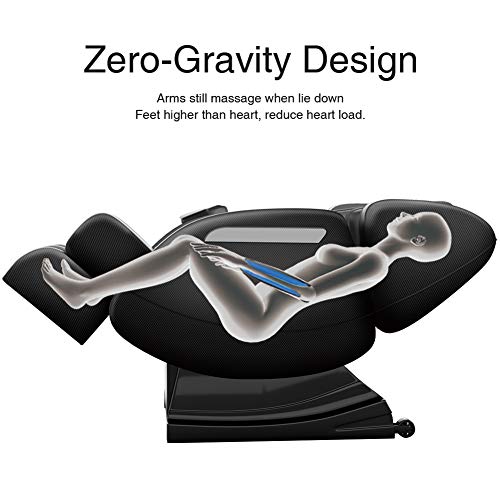FOELRO Full Body Massage Chair,Zero Gravity Shiatsu Recliner with Air Bags,Ba...
