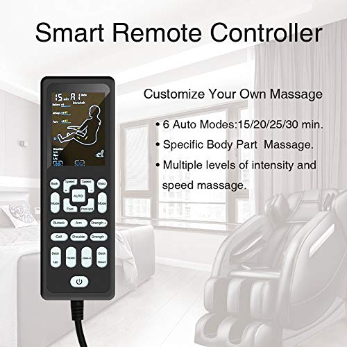 FOELRO Full Body Massage Chair,Zero Gravity Shiatsu Recliner with Air Bags,Ba...