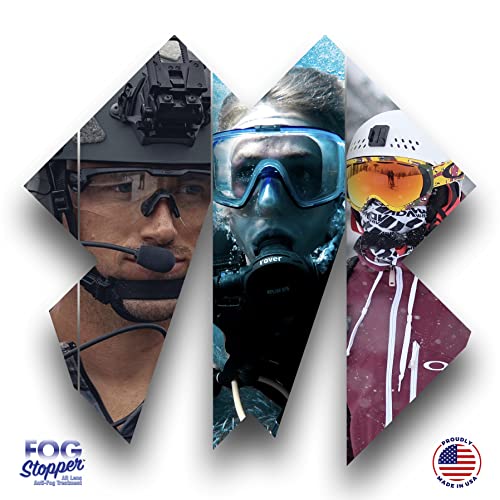 Fog Stopper - Anti-Fog Drops Treatment Effective On All Lenses (AR Coated Inc...