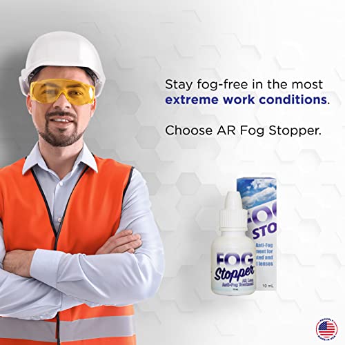 Fog Stopper - Anti-Fog Drops Treatment Effective On All Lenses (AR Coated Inc...