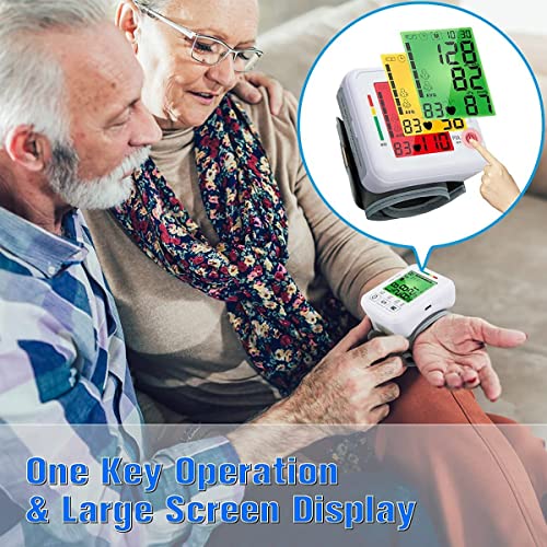 FOJOC Wrist Blood Pressure Monitor -Automatic BP Cuff Automatic BP Machine fo...