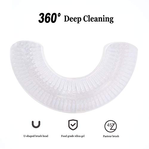 FOKER U-Shaped Electric Toothbrush Brush Replacement Heads, Kids Automatic To...