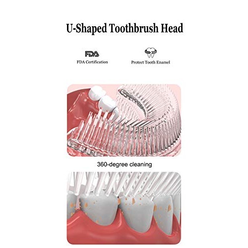 FOKER U-Shaped Electric Toothbrush Brush Replacement Heads, Kids Automatic To...