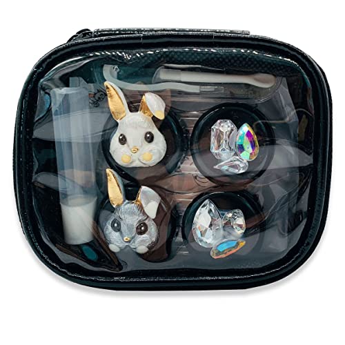 Folaxshoo Contact Lens Travel Kit Contact Lens Case Cute Eye Care Soak Storag...