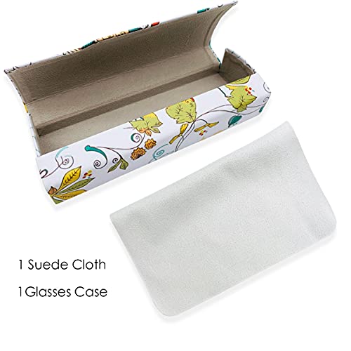Folaxshoo Eyeglasses Case Stylish Spectacles Hard Cases Portable Unisex Eye G...