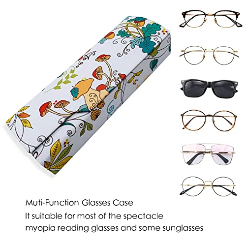 Folaxshoo Eyeglasses Case Stylish Spectacles Hard Cases Portable Unisex Eye G...
