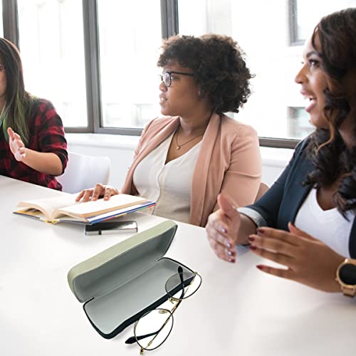 Folaxshoo Hard Clamshell Eye Glasses Case Cute Cat Face Protective Case with ...