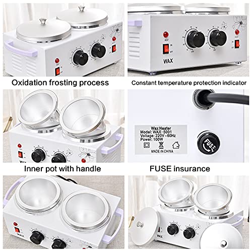 Waxing Kit Portable Wax Warmer Machine for Painless Hair Removal,Women Men Pr...