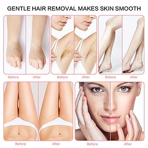 Waxing Kit Portable Wax Warmer Machine for Painless Hair Removal,Women Men Pr...