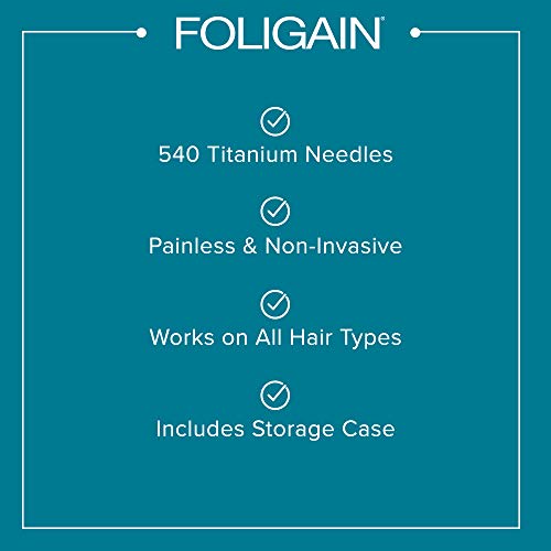Foligain Hair & Scalp Derma Micro-Needling Roller, Hair Loss Treatment