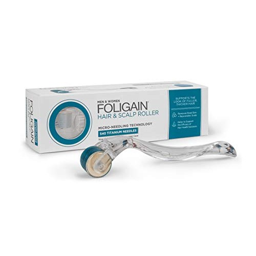 Foligain Hair & Scalp Derma Micro-Needling Roller, Hair Loss Treatment