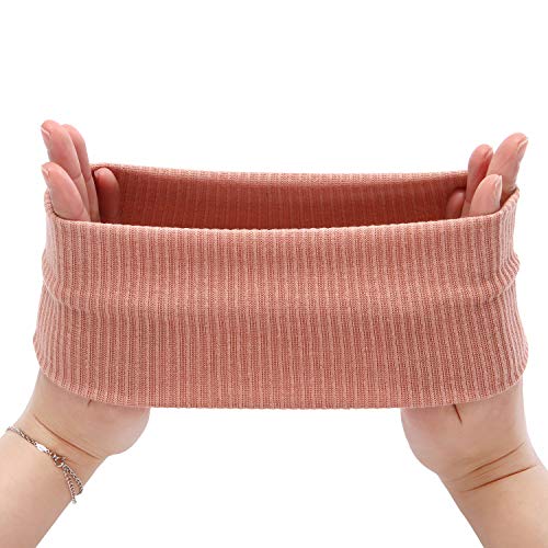 Folora 8 PCS Soft Knitted Cotton Elastic Headbands Yoga Running Sports Facial...