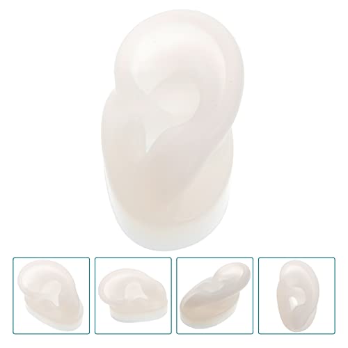 FOMIYES Silicone Ear Model Ear Acupuncture Practice Model Ear Teaching Tool f...