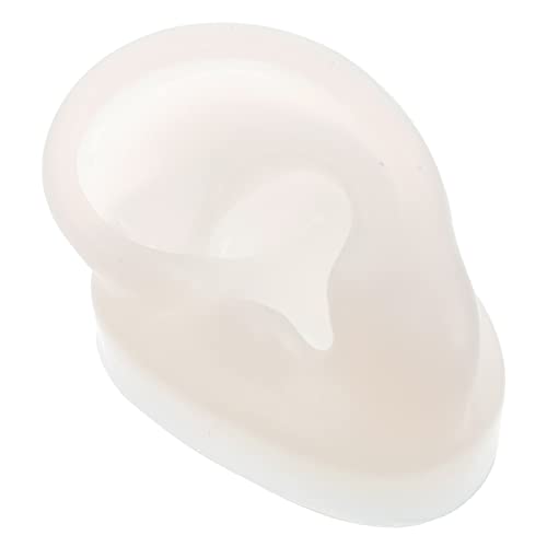 FOMIYES Silicone Ear Model Ear Acupuncture Practice Model Ear Teaching Tool f...