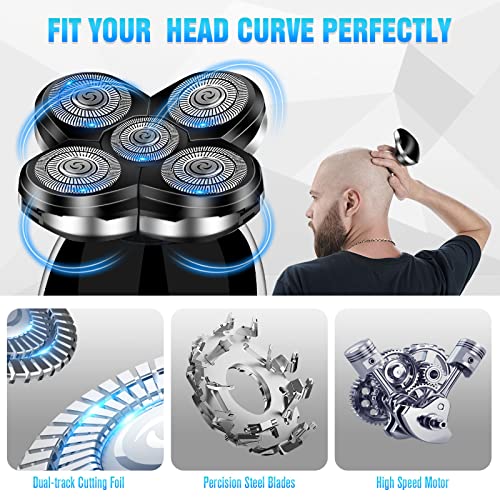 FONDFEEL Head Shavers for Bald Men,Bald Shavers for Men Cordless Head Razors,...