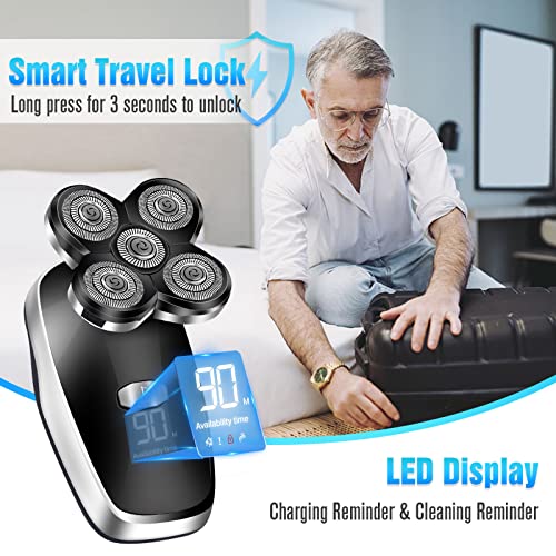 FONDFEEL Head Shavers for Bald Men,Bald Shavers for Men Cordless Head Razors,...