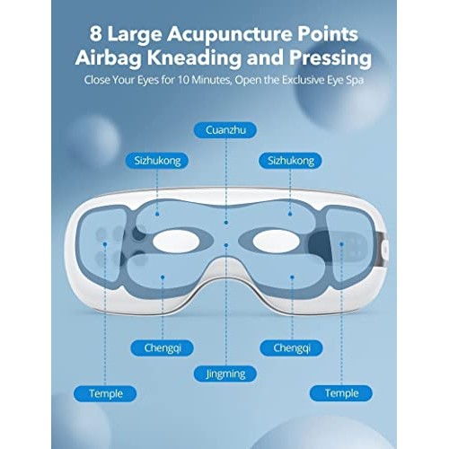 Eye Mask with Heat and Cooling Heated Eye Mask for Migraine Redness Cried Dry...