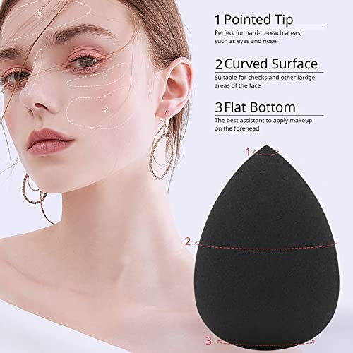 Foonbe Makeup Sponge, Latex Free and Vegan Beauty Sponge Blender for Powder, ...