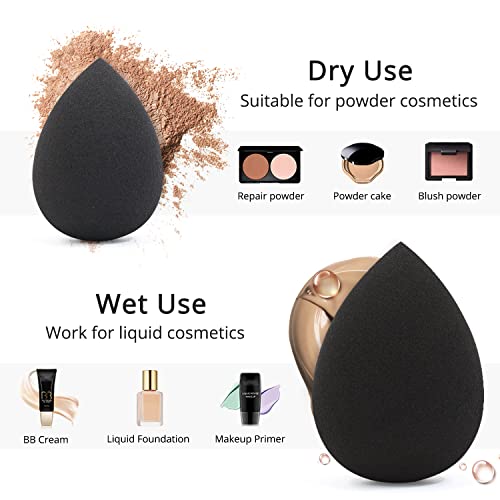 Foonbe Makeup Sponge, Latex Free and Vegan Beauty Sponge Blender for Powder, ...
