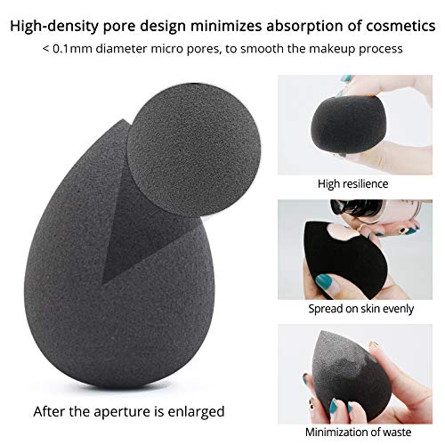 Makeup Sponges, Foonbe Foundation Blending Beauty Sponge, Dry & Wet Use for P...