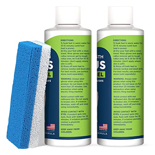 Foot Cure Callus Remover Kit for Feet - Professional Extra Strength Callus Re...