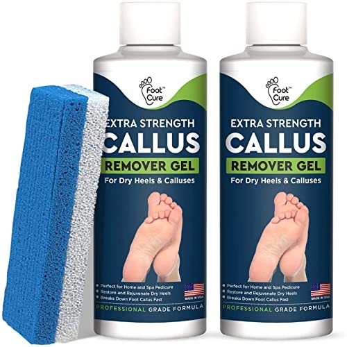 Foot Cure Callus Remover Kit for Feet - Professional Extra Strength Callus Re...