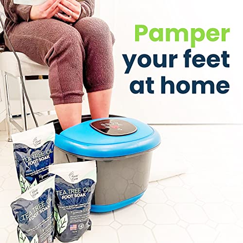 Tea Tree Oil Foot Soak with Epsom Salt - Made in USA - For Athletes, Toenail,...