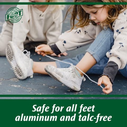 Natural Foot and Shoe Odor Eliminator – Talc-Free Shoe Deodorizer and Body Po...