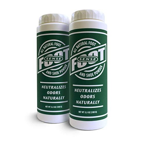 Natural Foot and Shoe Odor Eliminator – Talc-Free Shoe Deodorizer and Body Po...