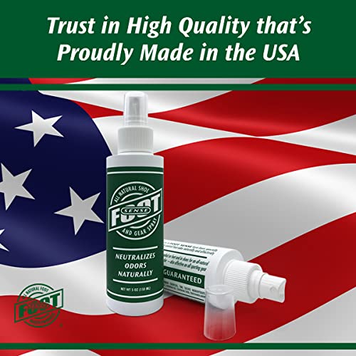 Natural Shoe Deodorizer & Foot Spray Foot Odor Eliminator for Shoes, Sports E...