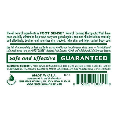 Tea Tree Oil Foaming Therapeutic Body and Foot Wash - Made in USA - Lavender ...