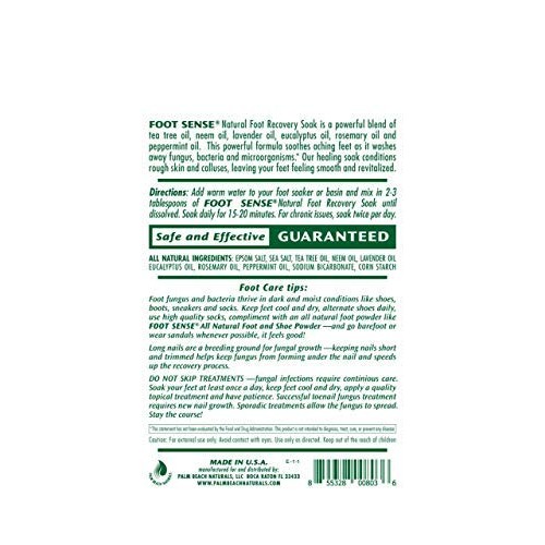 Tea Tree Oil Foot Soak With Epsom Salts, Neem, Lavender, Eucalyptus, Rosemary...