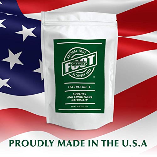 Tea Tree Oil Foot Soak With Epsom Salts, Neem, Lavender, Eucalyptus, Rosemary...