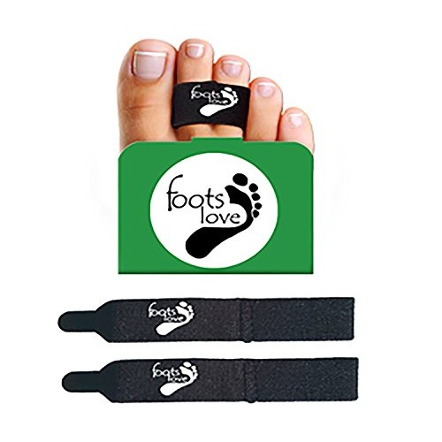 Foots Love –The Only Copper Orthopedic Broken Toe Wrap- Crooked Toe Separator...