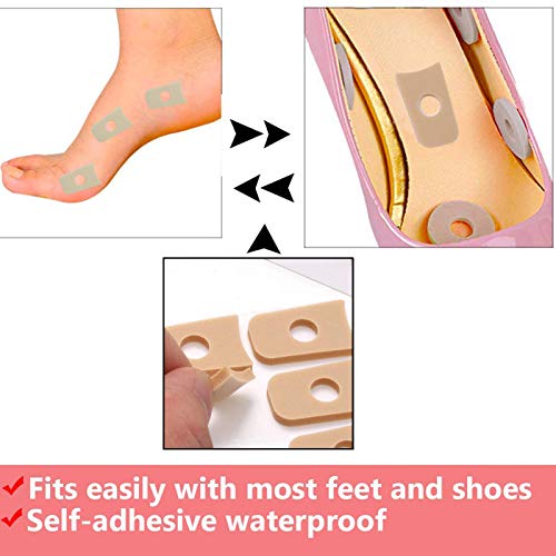 Footsihome 120 Counts Corn Cushion Foam Corn Protectos Pads for Foot, Sticker...