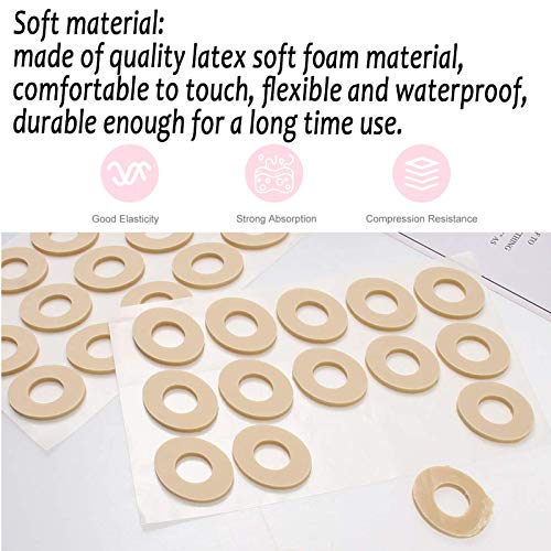 Footsihome 120 Counts Corn Cushion Foam Corn Protectos Pads for Foot, Sticker...
