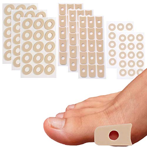 Footsihome 120 Counts Corn Cushion Foam Corn Protectos Pads for Foot, Sticker...