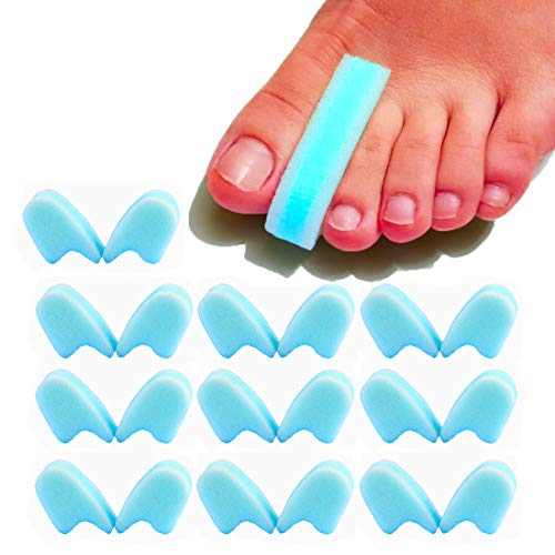 Toe Separators, Foam Toe Spacers, 20 Pack Bunion Corrector for Align Toes and...