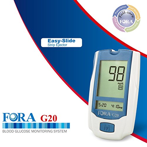 FORA G20 Blood Glucose Meter for Diabetes and Health Monitoring