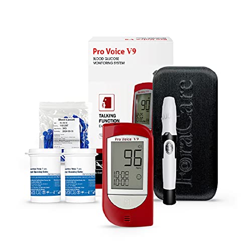 FORA Pro Voice V9 Diabetes Testing Kit for Accurate and Easy Monitoring Your ...