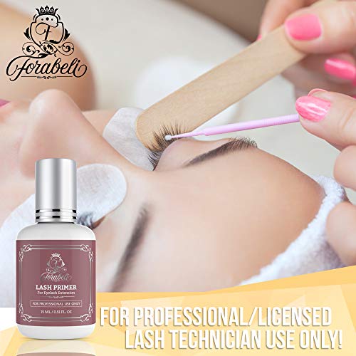 Lash Primer Rose for Eyelash Extensions 15 ml Forabeli | Increase Adhesive Bo...
