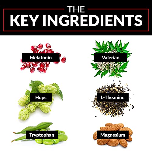 Somnapure Time Release Drug-Free Sleep Aid for Adults with Melatonin 10mg and...