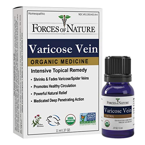 Forces of Nature -Natural, Organic Varicose Vein Treatment (11ml) Non GMO, No...