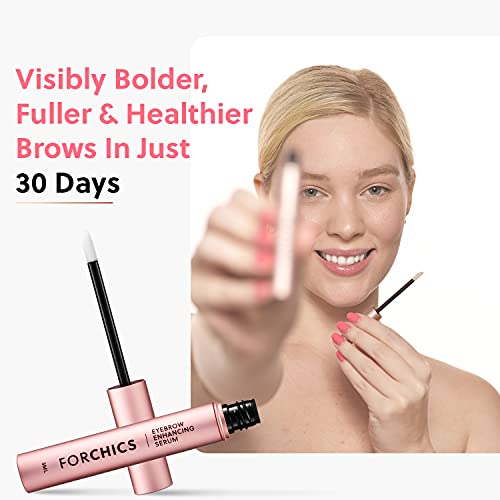ForChics ForBrow Eyebrow Growth Serum For Thicker Brows - Natural & Organic C...