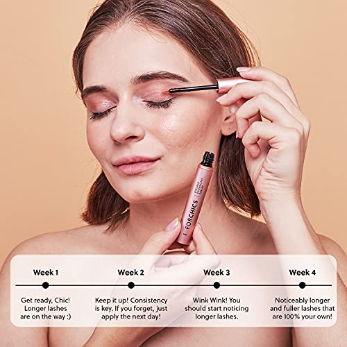 ForChics ForLash Eyelash Growth Serum - Enhancement Lash Booster For Fuller, ...