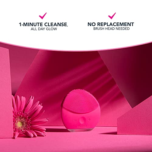 FOREO LUNA mini 2 Silicone Facial Cleansing Brush for Spa Skincare at Home, F...