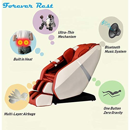 FR-6KSL Massage Chair, Full Body Shiatsu L-Track Rolling System with Built in...